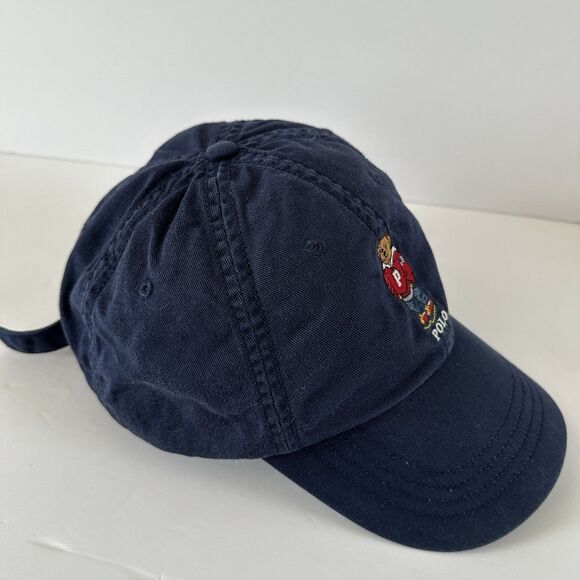 Polo Ralph Lauren Teddy BEAR Baseball Cap Navy Hoodie Jeans RL Fall 2013 OS - Picture 3 of 7